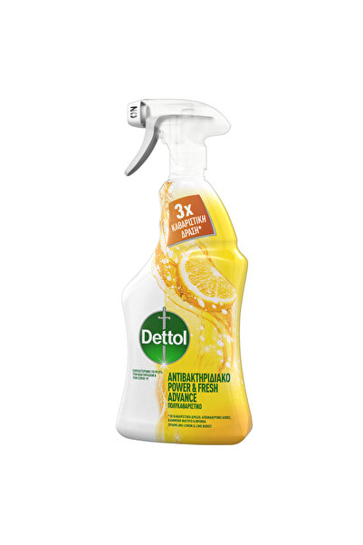 Dettol Δύναμη & Φρεσκάδα Σπρέι Καθαρισμού Γενικής Χρήσης Λεμόνι & Λάιμ 500ml