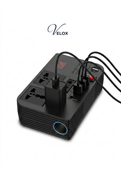 Generic Smart Car Power Inverter - 300W Hb Advanced Hb Inverter - 12V to 220V
