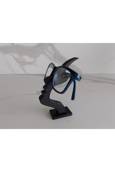 Filkorium3D 12cm Mini Face Figured Glasses Stand Plastic Glasses Holder Deskt...