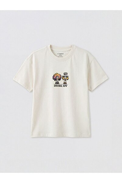 LC Waikiki Crew Neck Printed Boy's T-Shirt