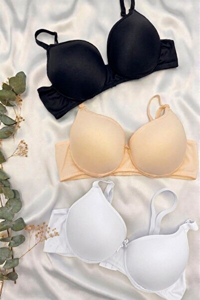 DNR İç Giyim 3-Piece Unpadded Bra Set