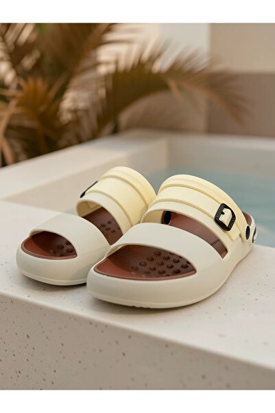 Khayrat Slipper Ergonomic Soft Sole Men's Sandals - Breathable Multi-Strap Be...