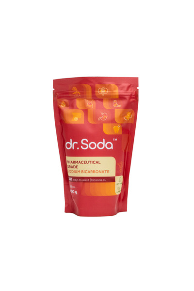 Dr.Soda Bicarbonat de sodiu - grad farmaceutic, 400g, Dr. Soda