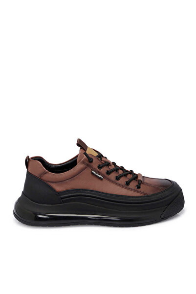 Tergan Kahverengi Vegan Erkek Sneaker - E25S1AY57397-D63
