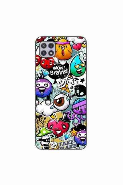 OEM Husa compatibila cu Samsung Galaxy A22 5G Silicon Gel Tpu Model Pop Art G...
