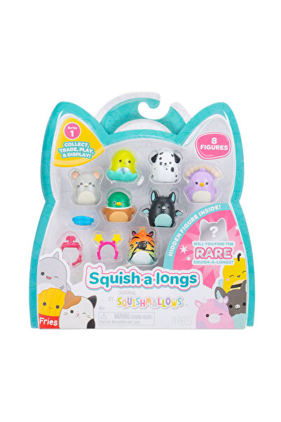 Genel Markalar Squish-a-longs 8 Figür-Yüzük Set Seri 1 AL0083