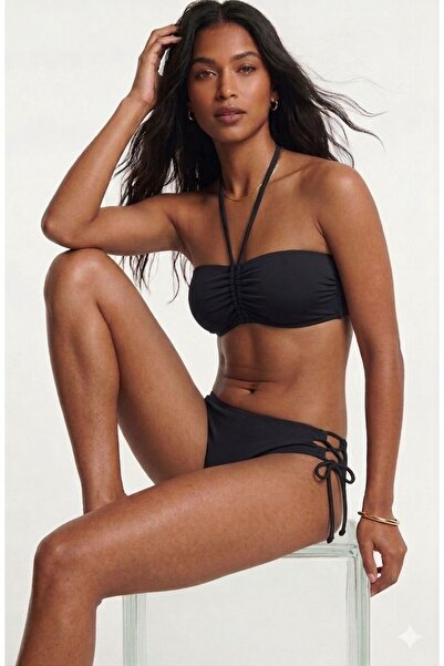 DEEP BEACH İp bağlamalı bikini altı
