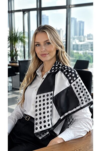 BALIENTE S-FLR2 Eșarfă de damă cu model 70x70 cm