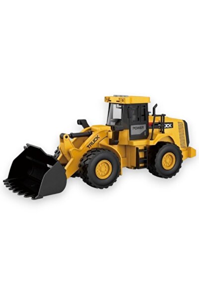 CasaDesteapta.ro Buldozer de Construcții Inerțial 1:16 cu Lumini și Sunete, L...