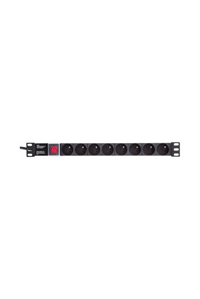 Netrack Bară de alimentare PDU 19'' 1U, 230V/16A, 8xI, ALU