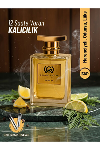 Giovanni William Regnum Erkek Parfüm Yazlık Edp Cedrat | Narenciye, Deri, Van...