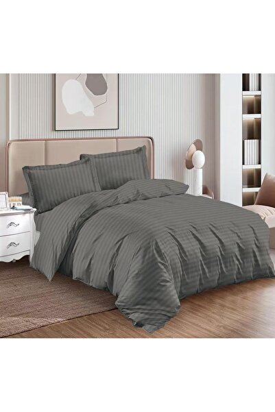 CHIRASO Damask Bedding Top Bottom Set 4 pieces, Stretchy Sheet 180x200cm, Duv...