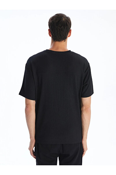LC Waikiki Black Crew Neck Men's T-Shirt