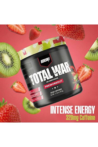 REDCON1 Total War - Pre Workout, 30 Servings (Blue Lemonade)