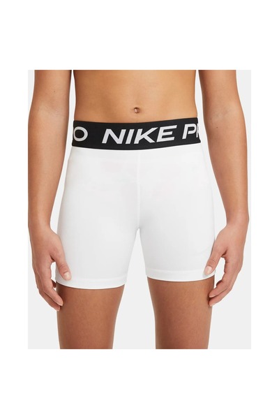 Nike Παιδικό κολάν σορτς για γυμναστική και προπόνηση, λευκό |   DA1033-100