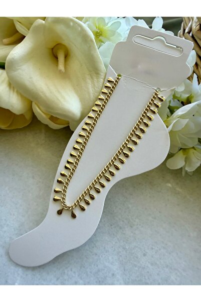 Merishe Jewerly حلقة كاحل ذهبية قابلة للتعديل