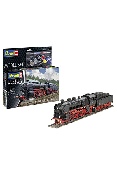 Revell Model Set Tren Express Loco S3/6 BR 18 5 with Tender 62168