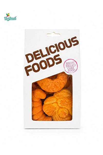 TOY LAND TOYLAND Pretend Play Bakery Food Toys – Realistic Biscuit, Bread, an...
