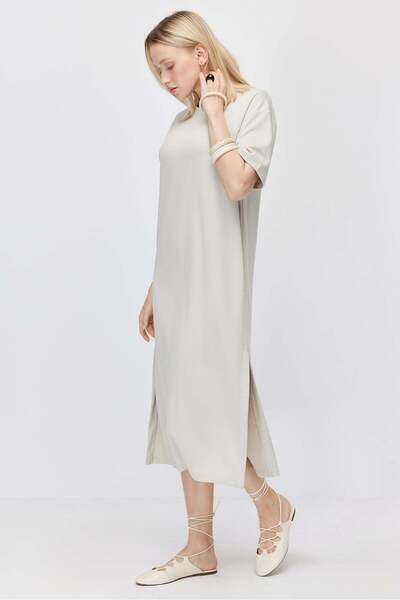 PAULMARK Women's Off-Shoulder Slit Dress