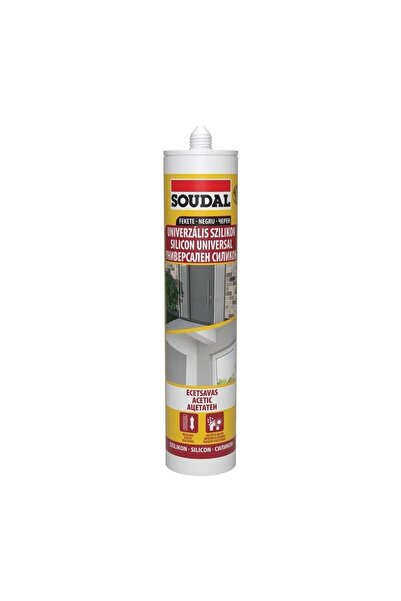 OEM Silicon universal negru Soudal 280ml