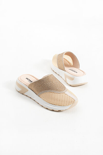 Madam Tarz Mnr-5144 Thick Sole Stone Slippers