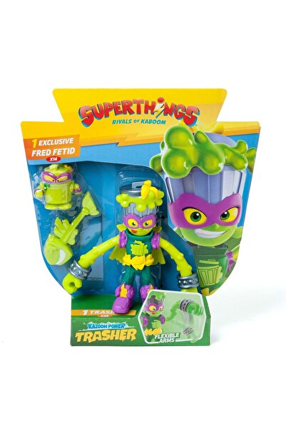 SuperThings Set 2 figurine, Superthings, Kazoom Power Mission Kids, Trasher s...