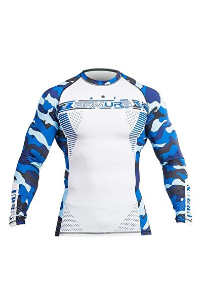 ARMURA Rashguard albastru cu camuflaj urban