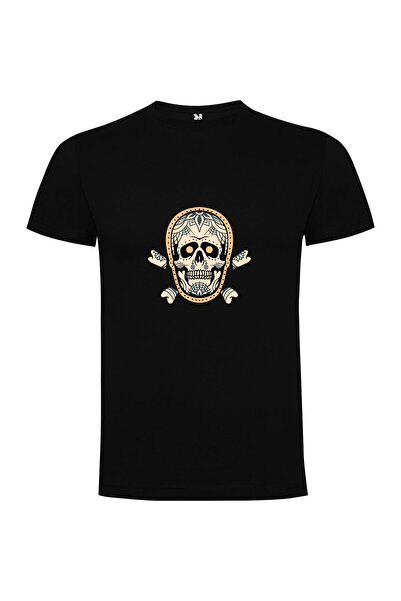 iLovePrints Aztec Skull Rockstar Chic Tshirt