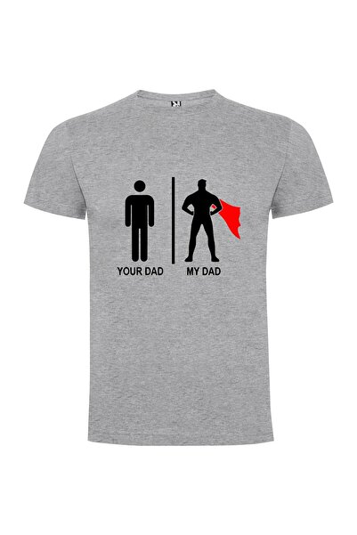 iLovePrints Dad Superhero Energy Tshirt