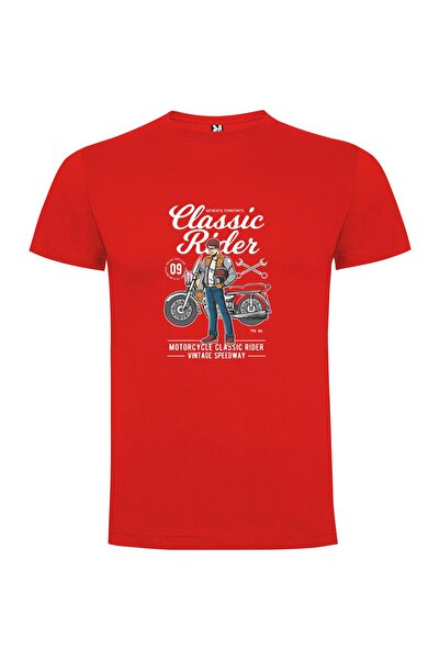 iLovePrints Retro Biker Artwork Tshirt
