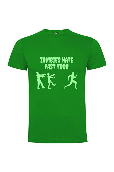 iLovePrints Greenscape of Zombie Chaos Tshirt