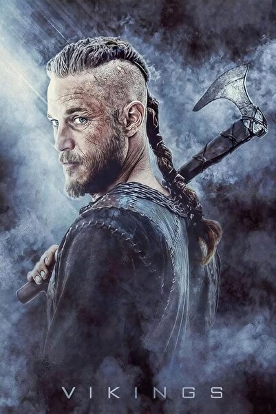 ESSESORIES Vikings Movie Ragnar Lothbrok Personality Music Poster Wall Art Ro...
