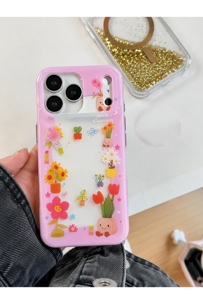 EDELFU متوافق مع iPhone 17 PRO - غطاء حماية للهاتف بنمط غطاء لامع على الظهر و...