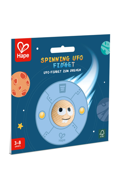 Hape Jucarie - Fidget UFO rotativ varsta 3 ani+,6 ani+,8 ani+