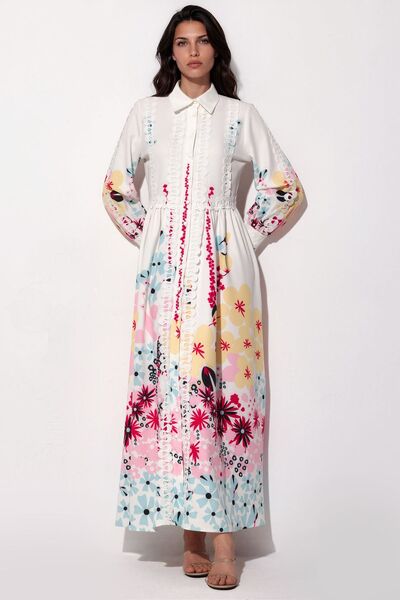 Hiccup Msn Floral Patterned A-Line Long Dress