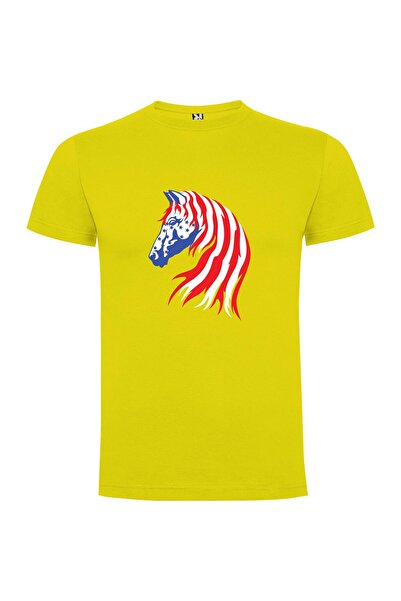 iLovePrints Spangled Patriot Horse Tshirt