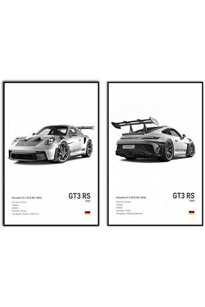 ESSESORIES Vejia Car 911 GT Turbo Men Aesthetics Aesthetic Poster Wall Art Ro...