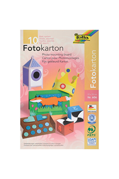 Lebez Carton colorat asortat 10 culori, A4, 23 x 33 cm, 300 g/m2 varsta 3 ani...