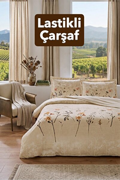 Özdilek R.Secas -Elastic Sheet- Double Duvet Cover Set 100% Cotton