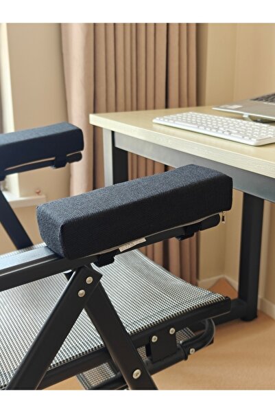 choice2 Black 5cm Office Game Chair Armrest Pad Elbow Pillow 5cm Cotton Linen...
