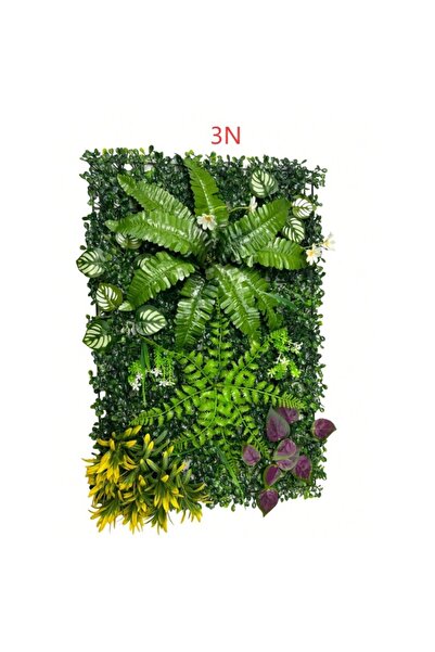 Choice1 ألواح جدارية خضراء اصطناعية 3N، ديكور عشب الغابة الاصطناعي للمنزل وال...