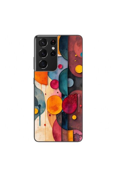 OEM Θήκη συμβατή με Samsung Galaxy S21 Ultra από σιλικόνη gel TPU με αφηρημέν...