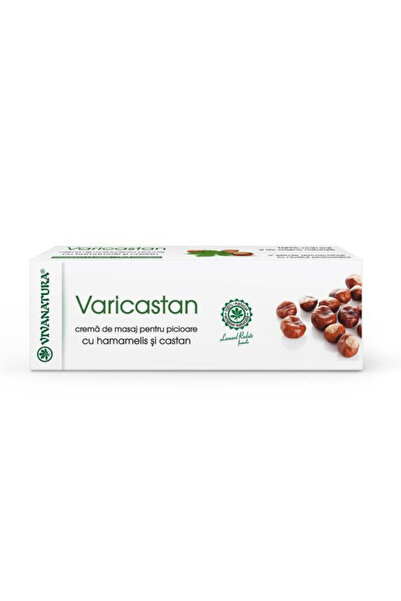Vivanatura Crema de Masaj pentru Picioare cu Hamamelis si Castan Varicastan V...