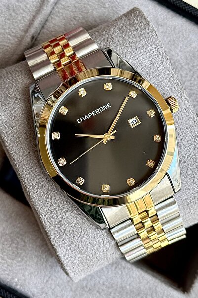 Chaperone Ch128M Men's Wristwatch with Steel Strap