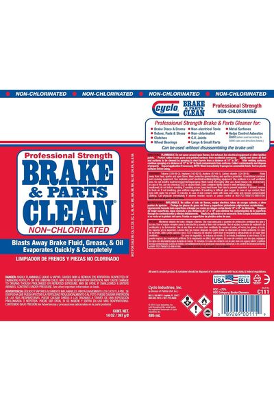 CYCLO - Brake and Parts Cleaner without Chlorine