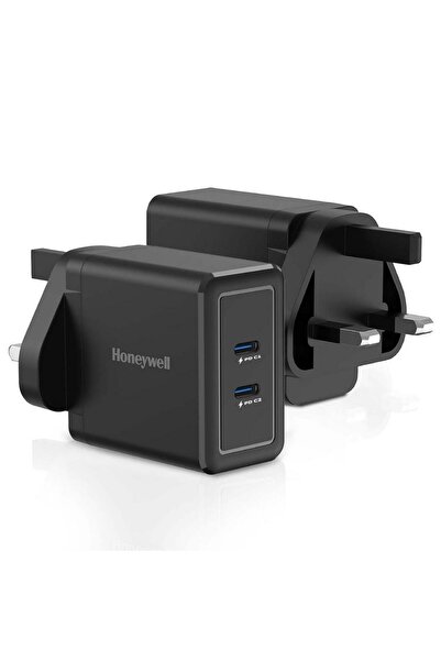 HONEYWELL PLATINUM ZEST CHARGER GAN 45W Dual USB-C AC Wall Charger Adapter Wi...
