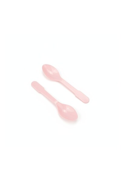 sunpack Pink Plastic Ice Cream Spoons – Pack of 32