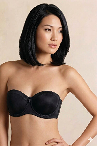 CSN CASANO Women's Strapless Minimizer (Reducing) Gathering Underwire Bra (Ne...