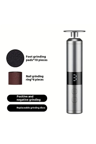 choice2 Light Grey Electric Callus Remover with 3 Speeds & LCD Display, Fast ...