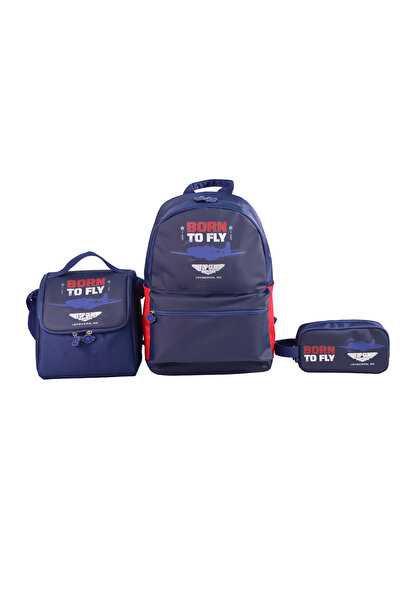 Moon Licensed Top Gun 3-in-1 Kids School Backpack Set - (17-Inch) Premium Kid...